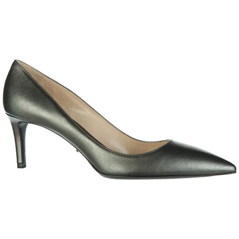 Prada Women's 1I939F Saffiano Leather Pumps/Heels